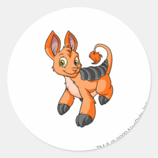 Sticker Rond Bori Orange