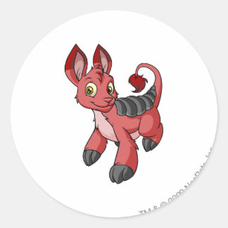 Sticker Rond Bori Red