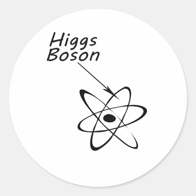 Sticker Rond Boson de Higgs (Devant)
