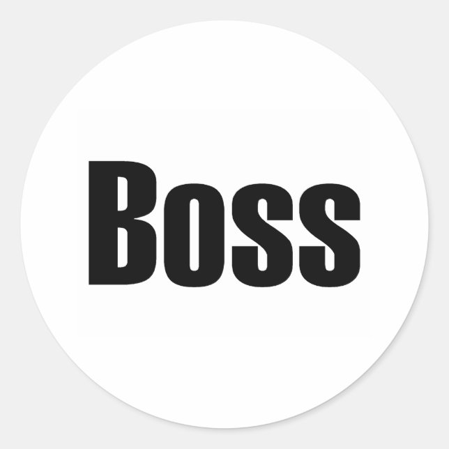 Sticker Rond Boss (Devant)