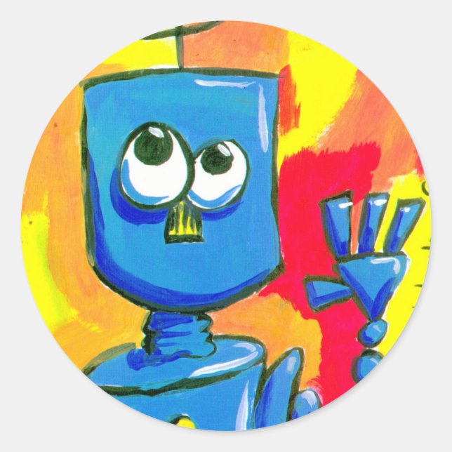 Sticker Rond bot001.07 (Devant)