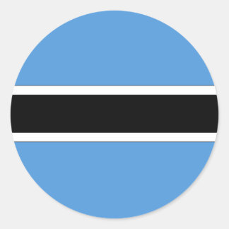 Sticker Rond Botswana