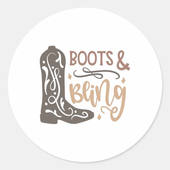 Sticker Rond Bottes et bobines (Devant)