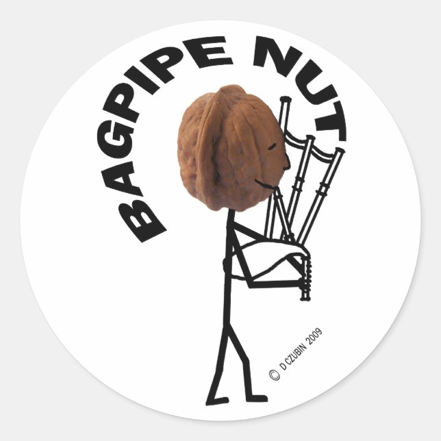Sticker Rond Bouche à bouchon (Devant)