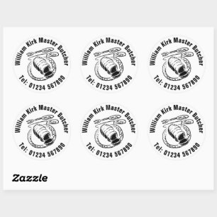 Sticker Rond Boucher principal Boucher Boucher