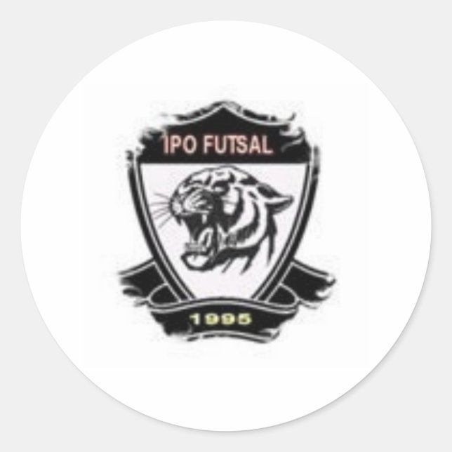 Sticker Rond BOUCLIER IPO FUTSAL supplémentaire petite (Devant)
