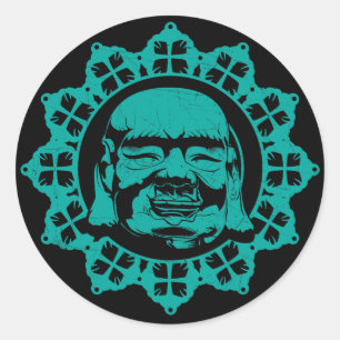Sticker Rond Bouddha
