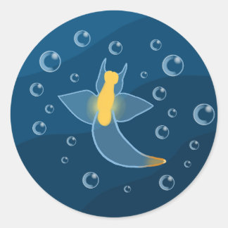 Sticker Rond Boue de mer Sea Angel