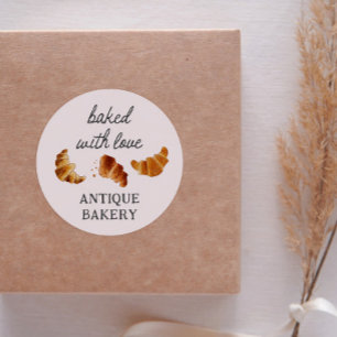 Sticker Rond Boulangerie cuite au pain d'amour