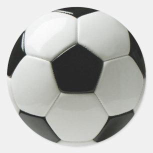 Sticker Rond Boule de football