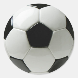 Sticker Rond Boule de football