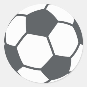 Sticker Rond Boule de football
