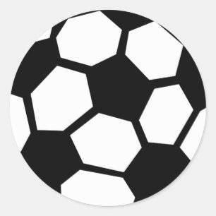 Sticker Rond Boule de football