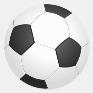 Sticker Rond Boule de football