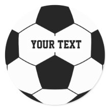 Boule de football de texte personnalisé