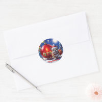 Boule de Noël Bouledogue français Noël