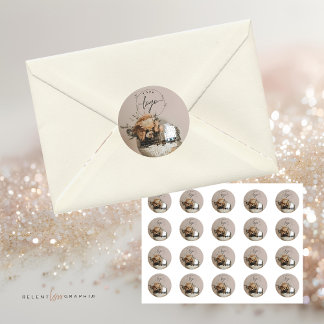 Sticker Rond Boule Disco | Fleurs |Esthétique