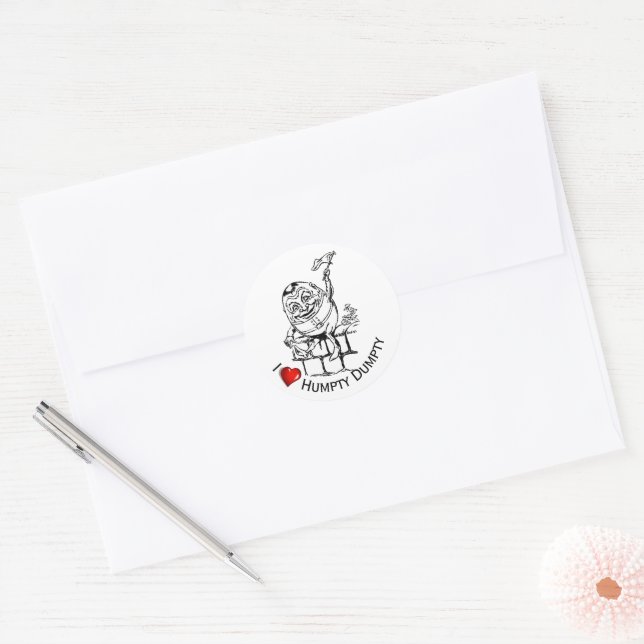 Sticker Rond Boule Dumpty (Enveloppe)