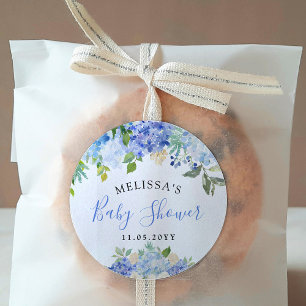 Sticker Rond Bouquet Carolina Bloom   BABY SHOWER