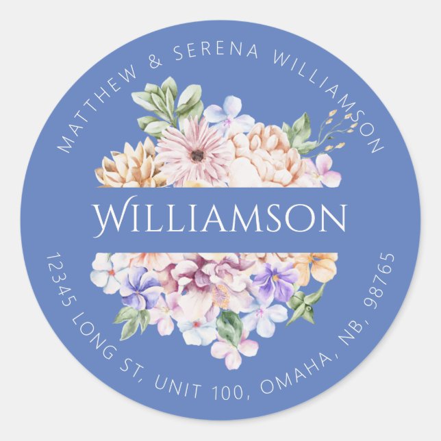Sticker Rond Bouquet Spring (Devant)