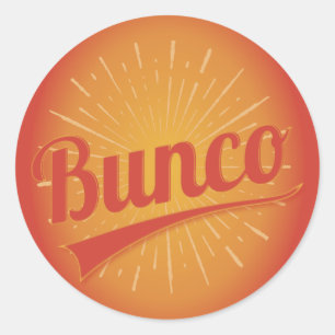 Sticker Rond Bourse de Bunco