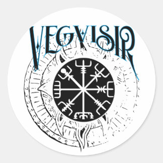Sticker Rond boussole vegvisir