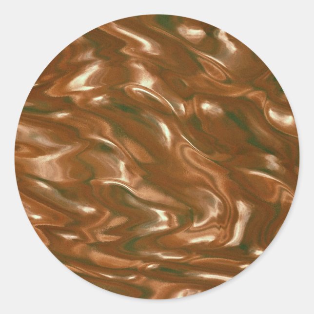 Sticker Rond Bouteille en verre texturé translucide (Devant)