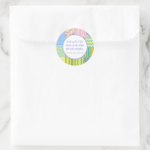 Sticker Rond Boutique de courtepointes personnalisées Promotion