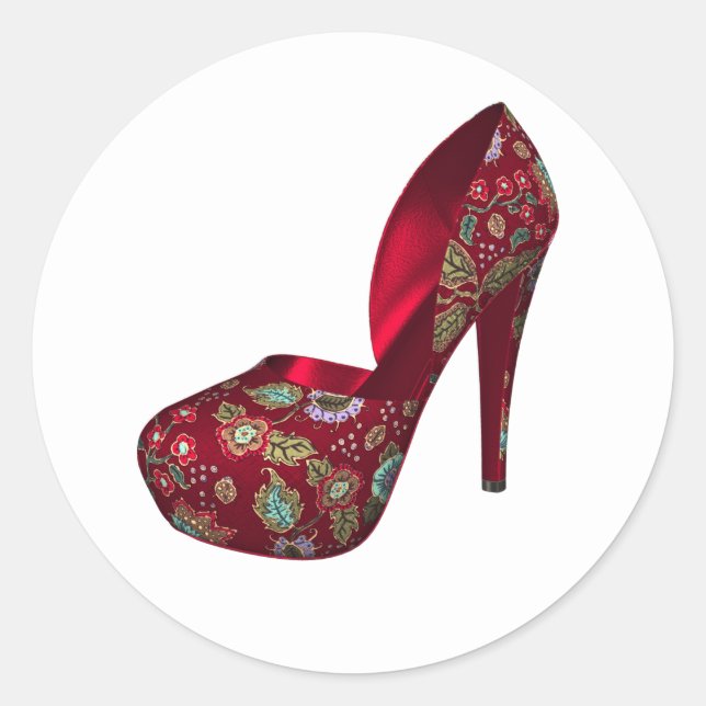 Sticker Rond Boutique / Designer (Devant)