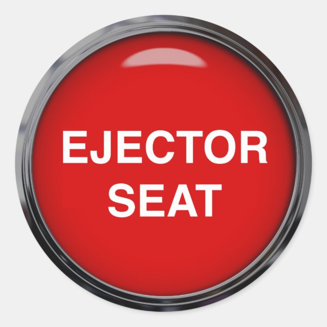 Sticker Rond Bouton Ejector Seat (Devant)
