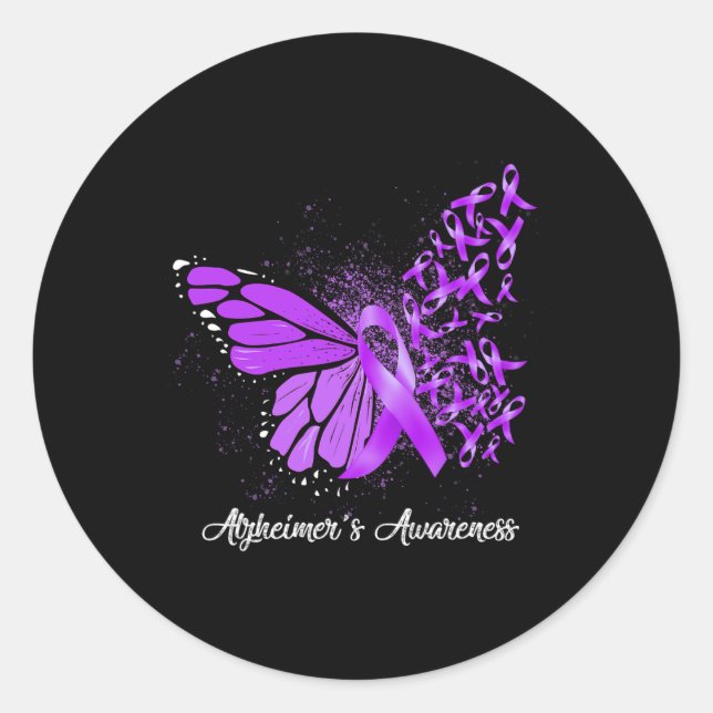 Sticker Rond Bouton pourpre de l'équipe de soutien Heimer (Devant)