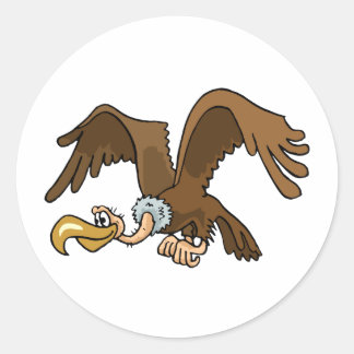 Sticker Rond Bouzzard
