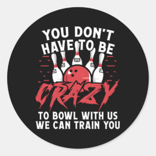 Sticker Rond Bowling