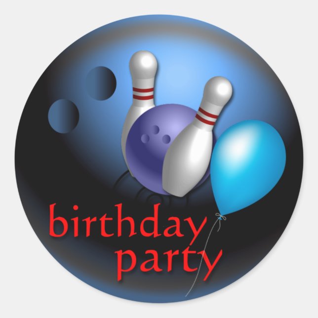 Sticker Rond Bowling (Devant)