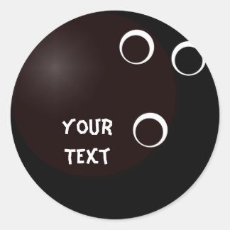 Sticker Rond Bowling