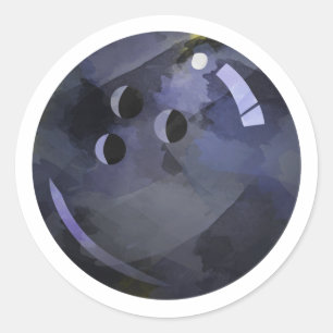 Sticker Rond Bowling Ball
