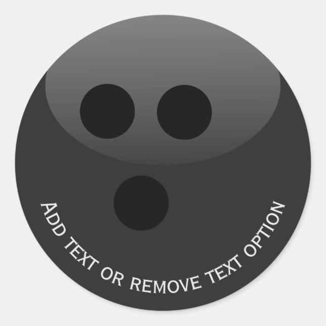 Sticker Rond Bowling Ball (Devant)