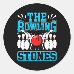 Sticker Rond Bowling Bowling Stones Funny Bowlers Bowling L