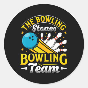 Sticker Rond Bowling Bowling Stones Funny Bowlers Bowling L