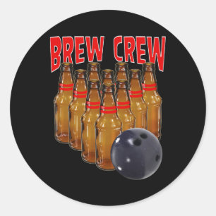 Sticker Rond Bowling d'équipage
