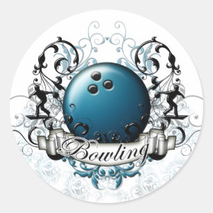 Sticker Rond Bowling Tribal