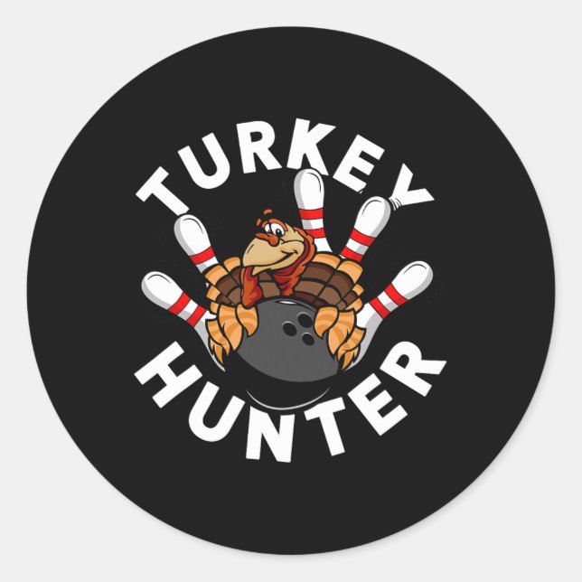 Sticker Rond Bowling Turquie Hunter (Devant)