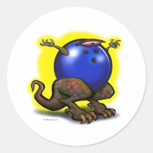 Sticker Rond BowlingZilla