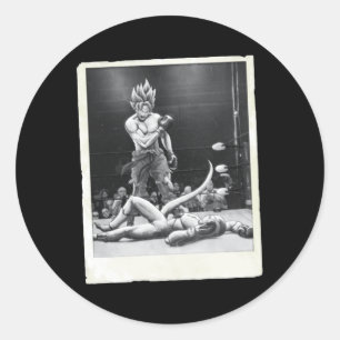 Sticker Rond Boxe Gokku