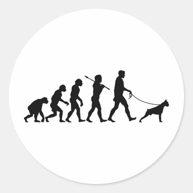 Sticker Rond Boxer (Devant)