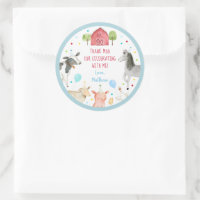 Boy Farm Animal Barnyard Anniversaire