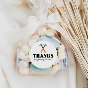 Sticker Rond Boys Construction Builder