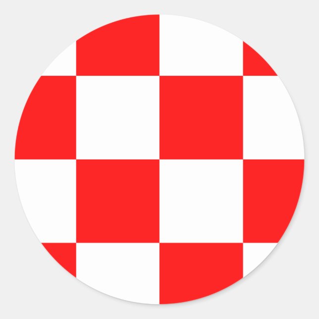 Sticker Rond Brabant Nord, Pays-Bas (Devant)