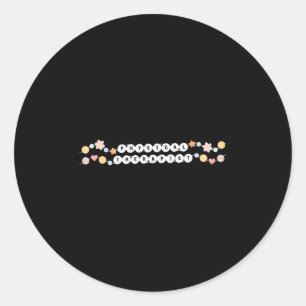 Sticker Rond Bracelet D'Amitié Physothérapeute Pt Pta Là
