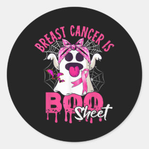 Sticker Rond Braille Cancer